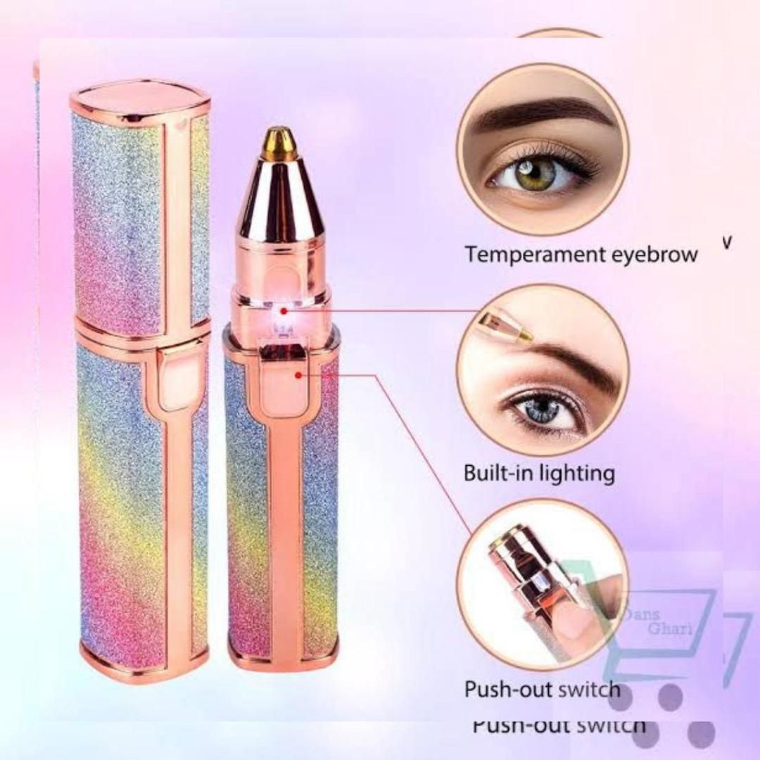 Flawless 2 In 1 Eyebrow Trimmer And Shaver - Grooming Device Designed For Hair Removal And Daily Beauty Routine