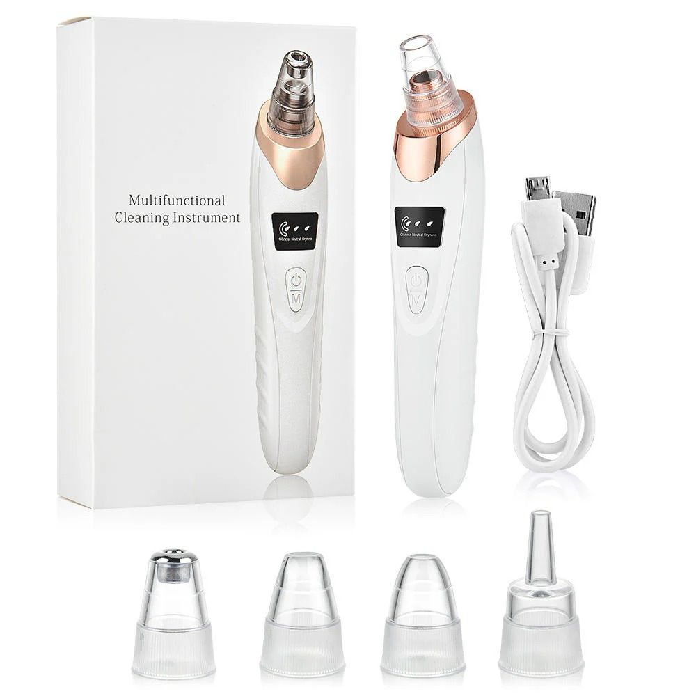 5 In 1 Blackhead Remover Machine Rechargeable Pore Cleaner - Skincare Device Designed For Pore Cleansing And Daily Beauty Routine