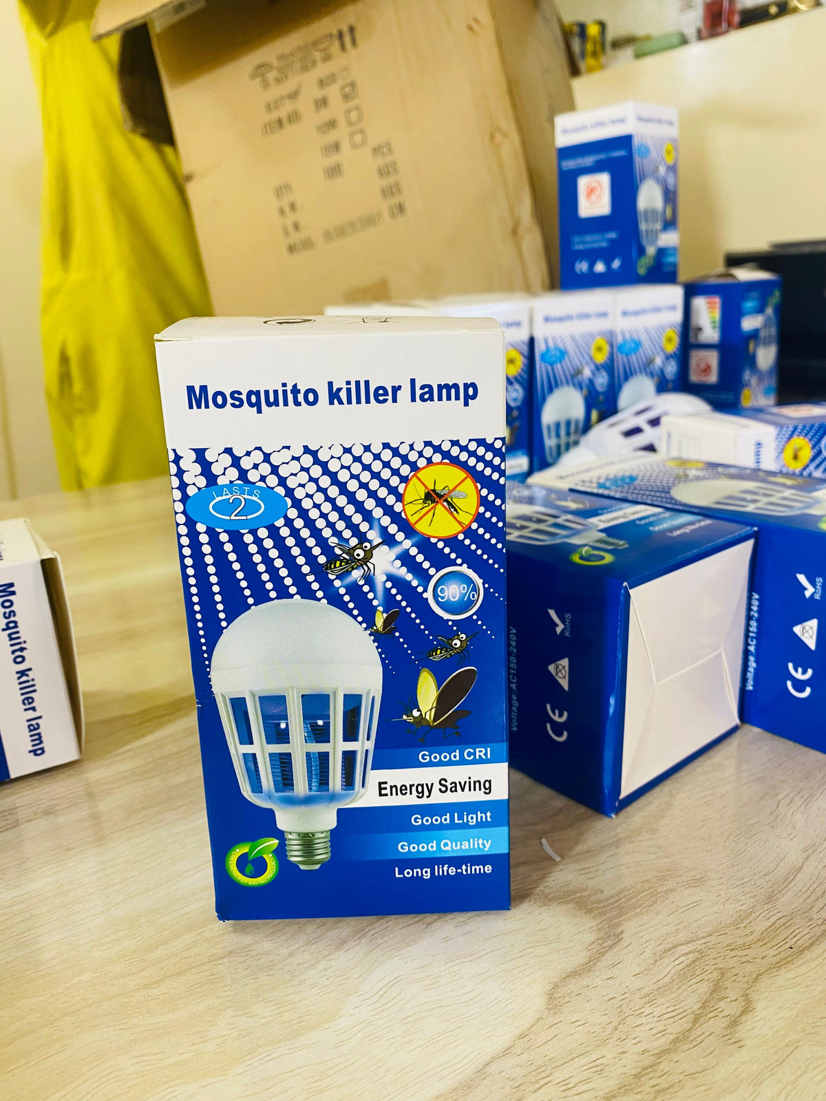 2-In-1 LED Mosquito Killer Lamp 9W With Bright LED Lighting Integrated Electric Mosquito Zapper Energy Saving And Long Life For Indoor Use