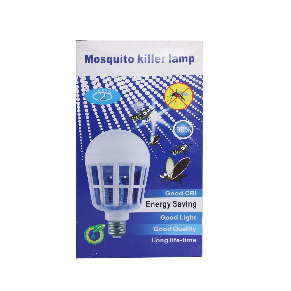 2-In-1 LED Mosquito Killer Lamp 9W With Bright LED Lighting Integrated Electric Mosquito Zapper Energy Saving And Long Life For Indoor Use
